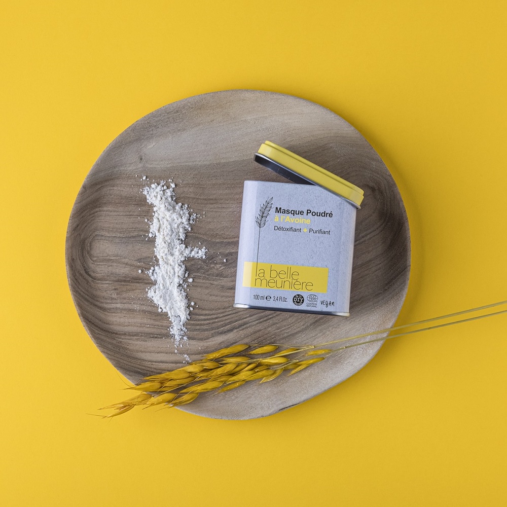 la belle meunière Masque poudré à l'avoine Masque Do It Yourself detoxifiant et purifiant