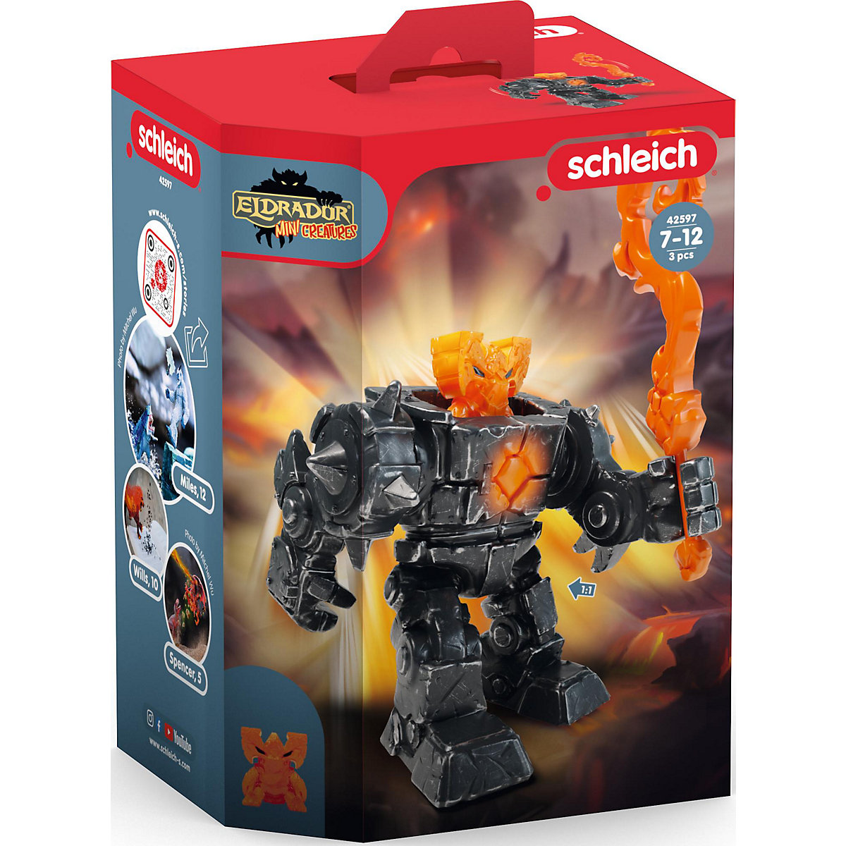 Schleich Eldrador 42597 Eldrador Mini Creatures Schatten-Lava-Roboter