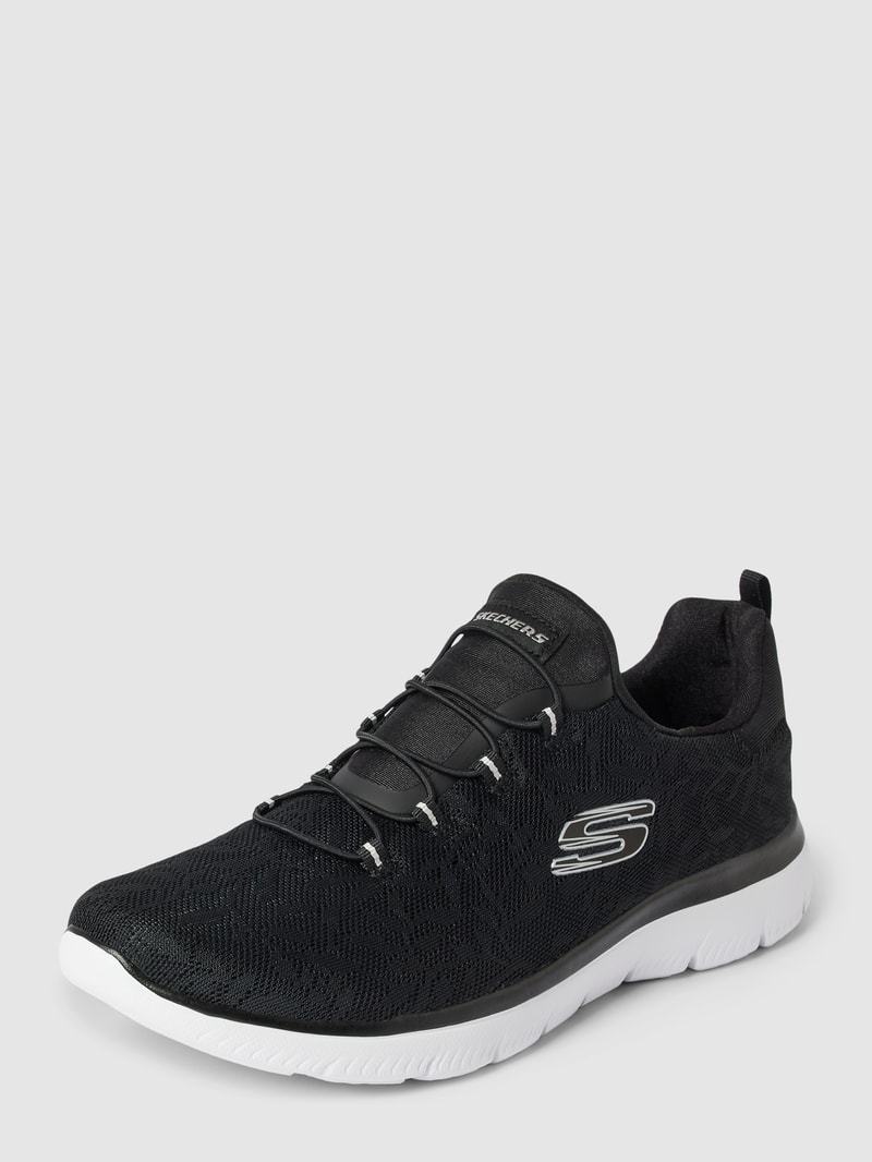 Sneaker mit Label-Details Modell 'SUMMITS' in schwarz