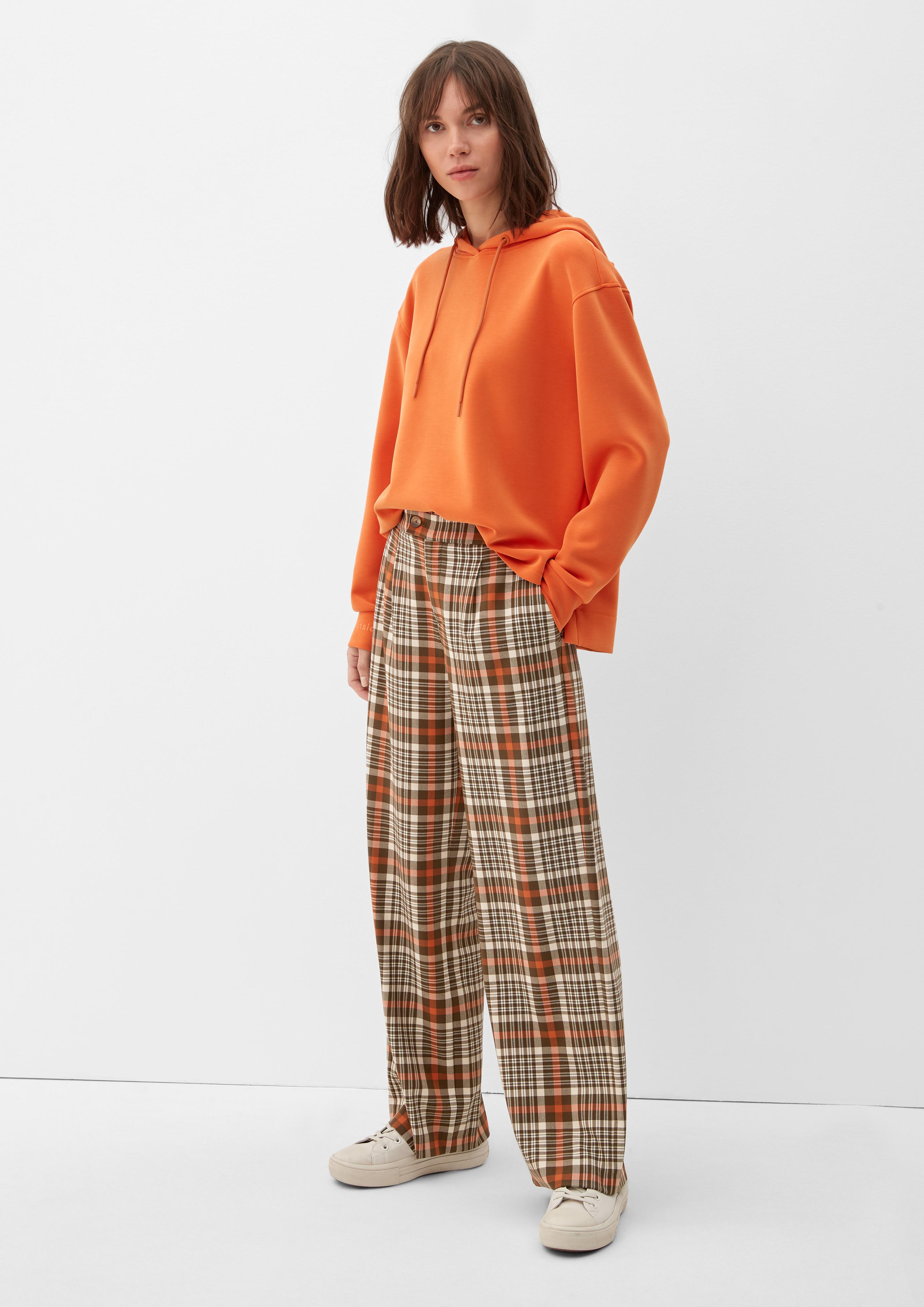Regular: Karierte Wide leg-Hose  2121388-79N4