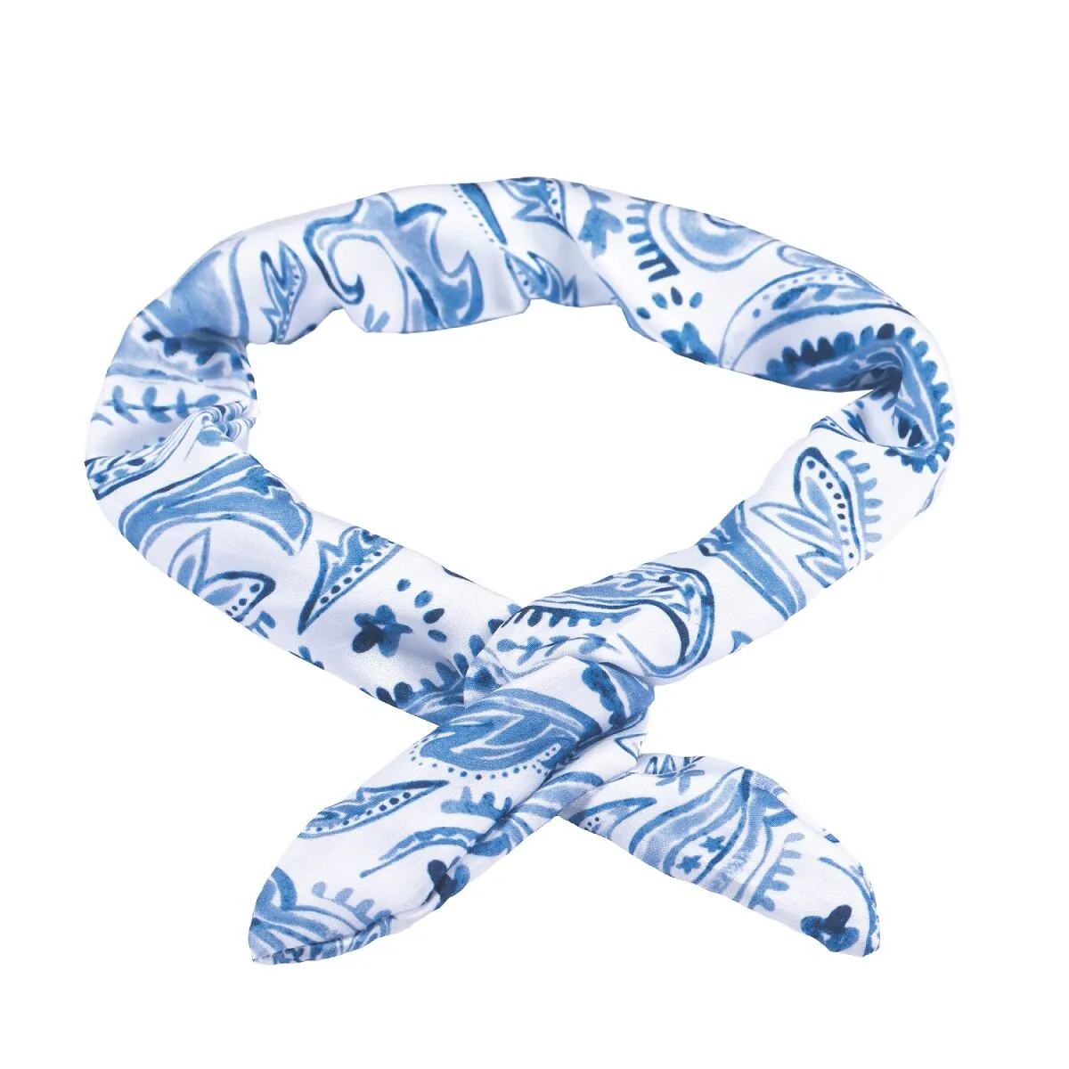 Κορδέλα μαλλιών Cat & Cat Blue Boho από σύρμα