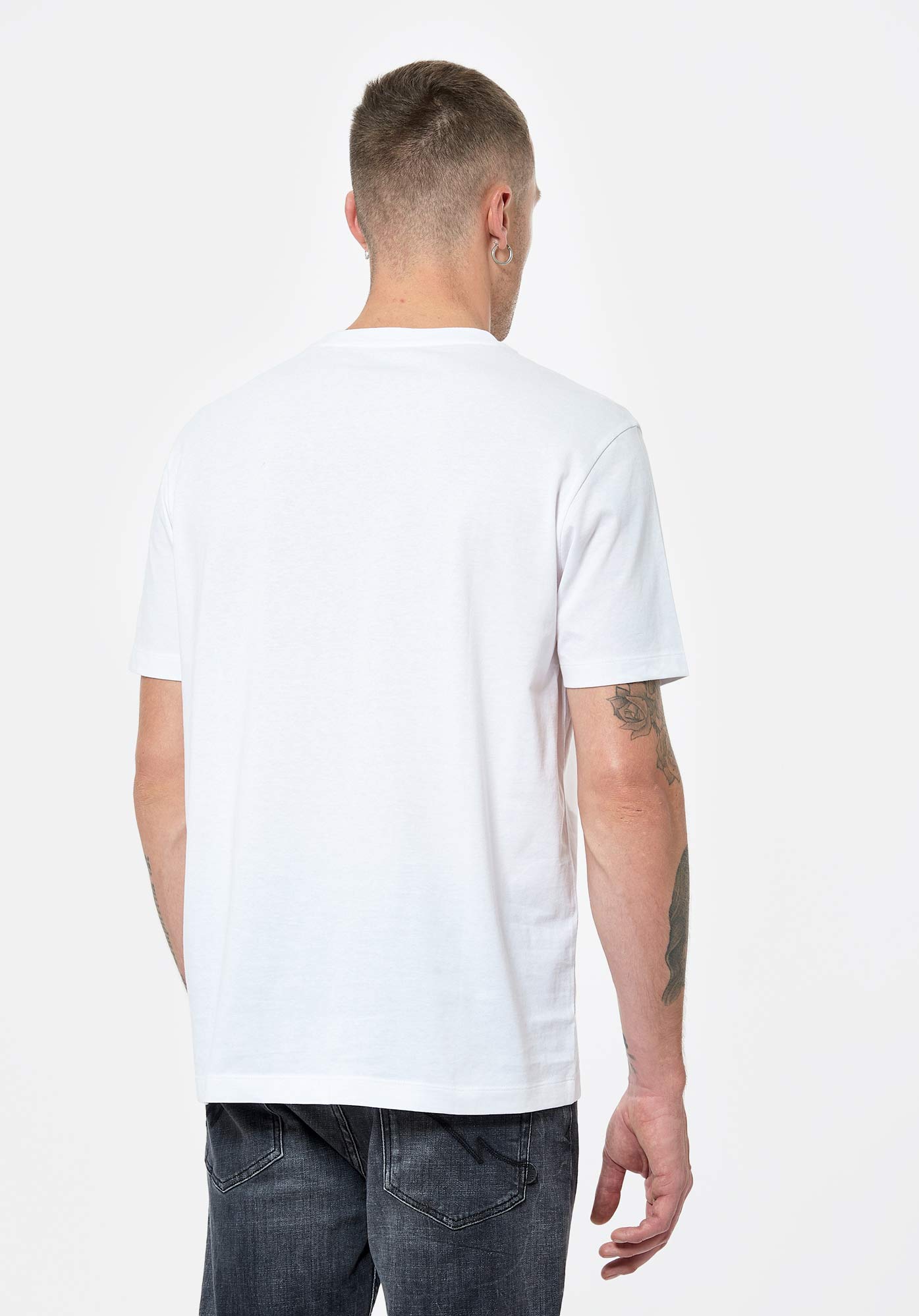 BRYZO  T-shirt blanc Homme en 100% coton bio