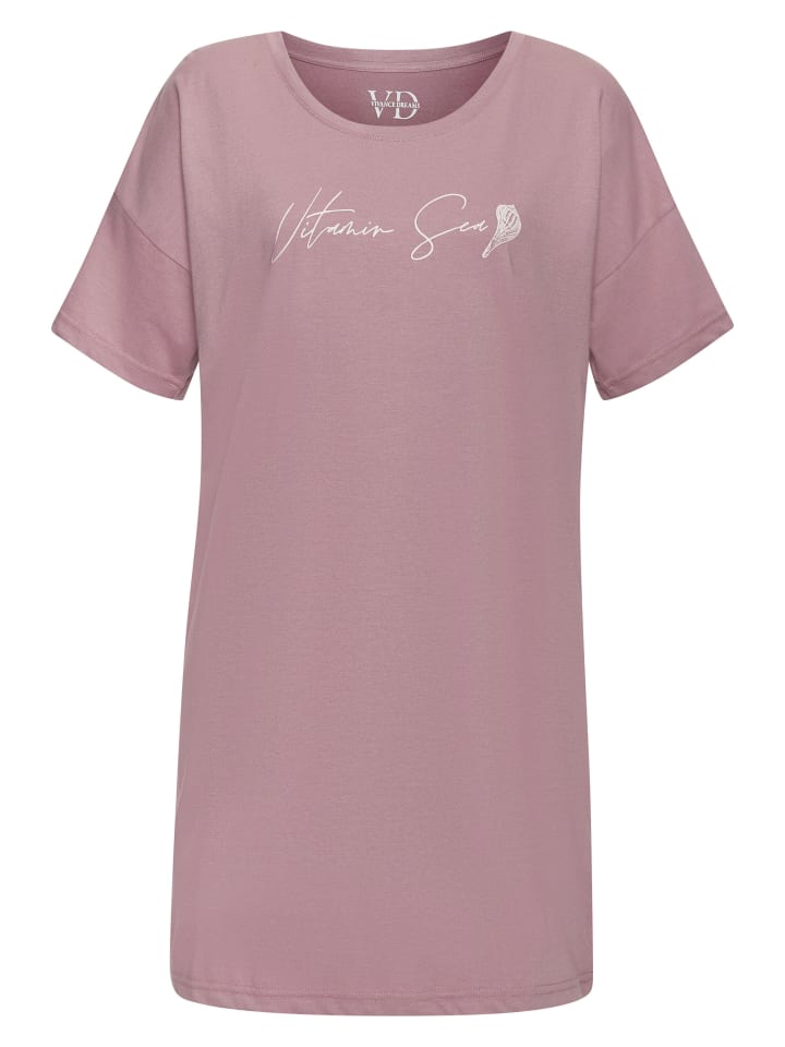 VIVANCE DREAMS Sleepshirt in mauve günstig kaufen 32/34