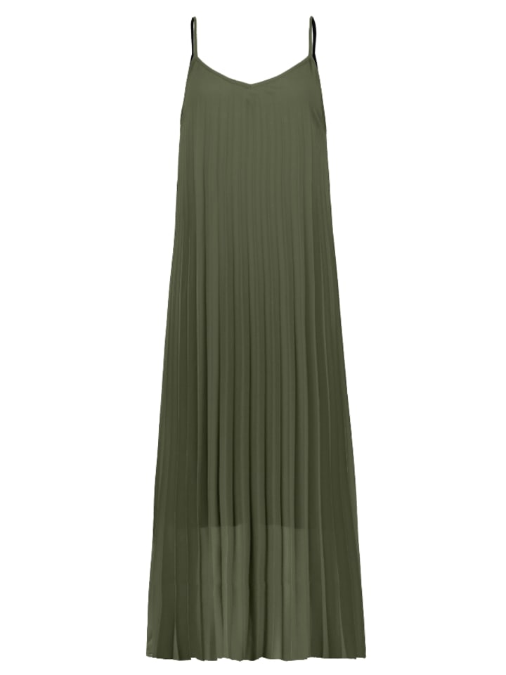 Sublevel Plisseekleid in Dunkelgrün günstig kaufen