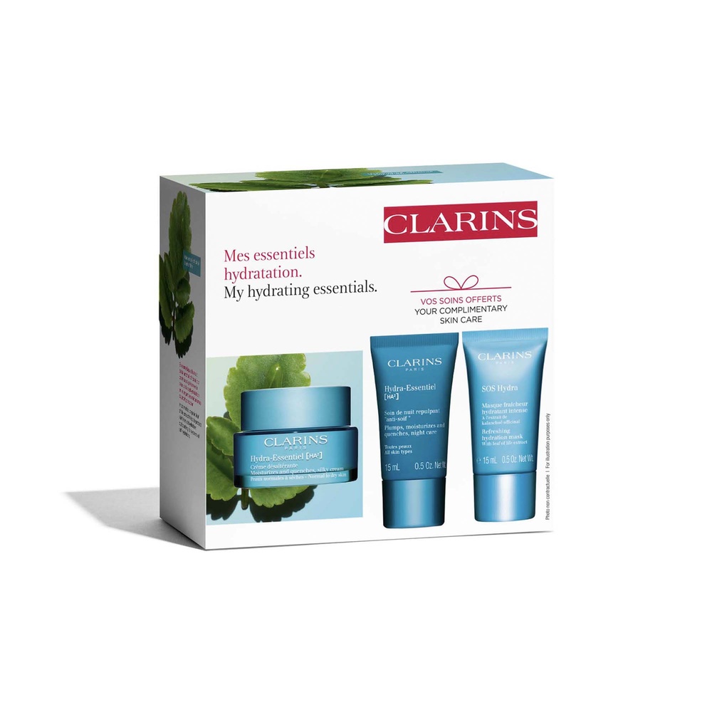 Clarins Coffret Mes Essentiels Hydratation Soin hydratation visage