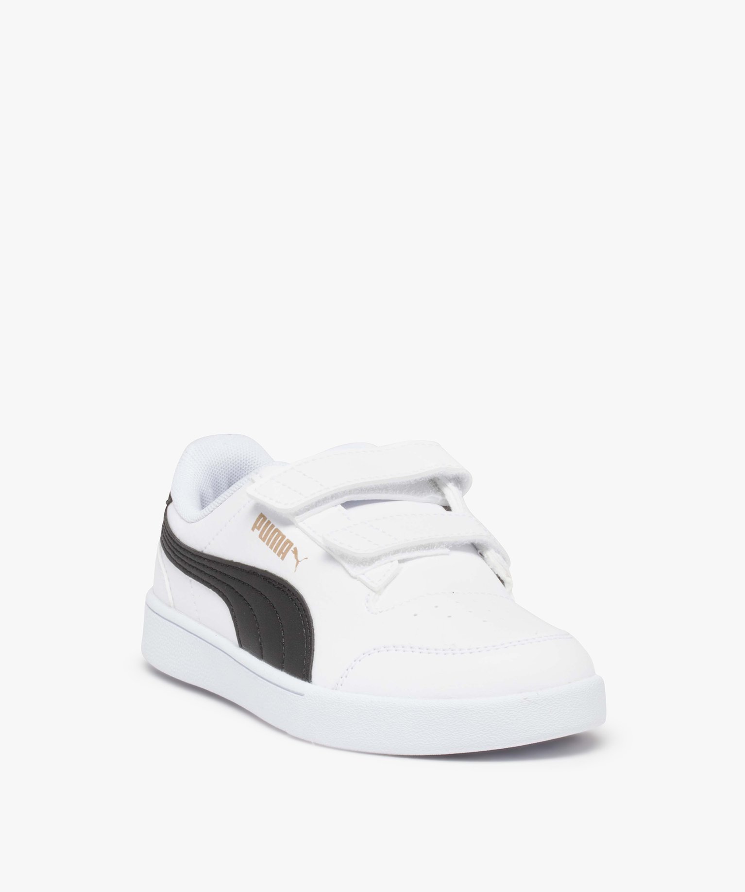 Baskets Garçon bicolores à scratch – Puma Shuffle blanc | GEMO