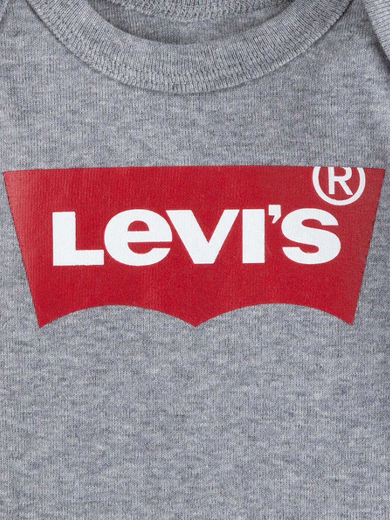 Lot de 2 bodies bébé Batwin de Levi's® gris