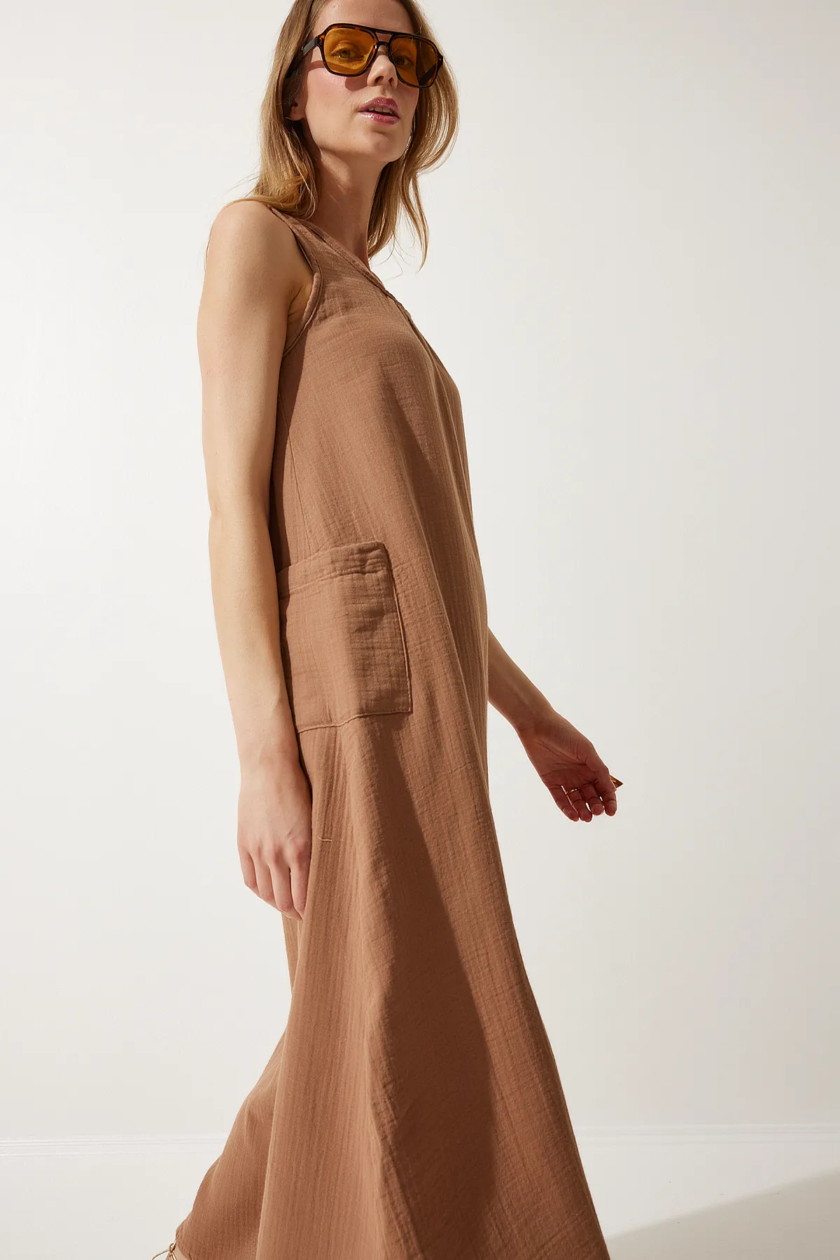 Happiness İstanbul  Kleid - Dunkelblau - A-Linie