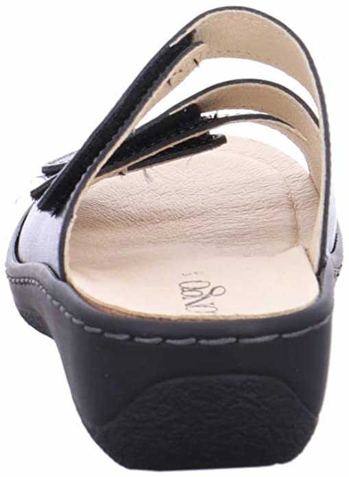 HASSIA Komfort Sandalen schwarz Beq-Pantl-Wörishf-30