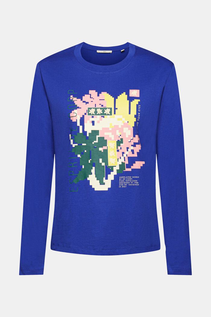 Longsleeve mit Retro-Print