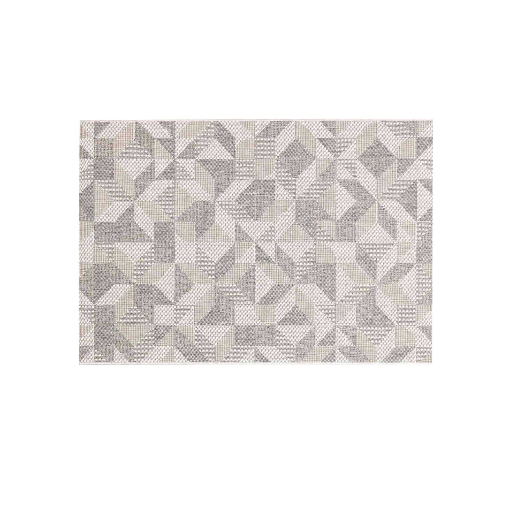 Tapis décoratif rectangulaire, motif graphique
