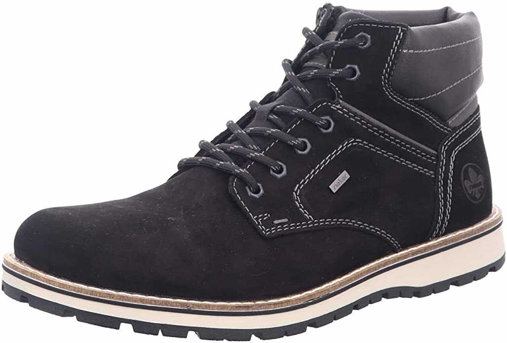 RIEKER Schnür-Stiefeletten schwarz