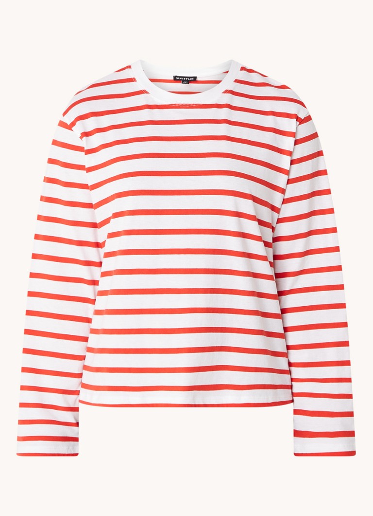 Camisa de manga comprida Whistles com estampa listrada