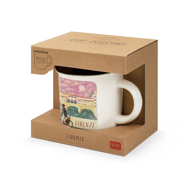 Porcelánový hrnček - Cup-Puccino - Kolekcia svetových miest