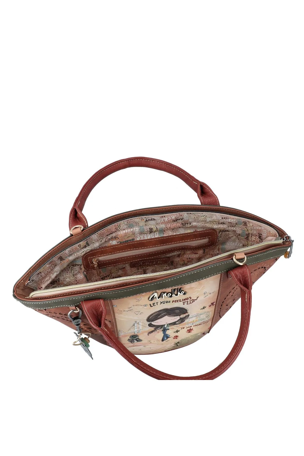 Anekke  Handtasche - Mehrfarbig - Unifarben