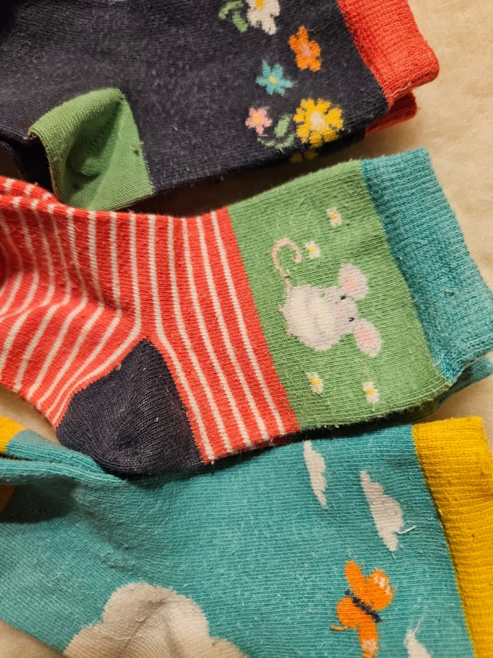 Frugi Frugi 3-er Set Socken   1x von DM, Gr 22 günstig kaufen 19-23