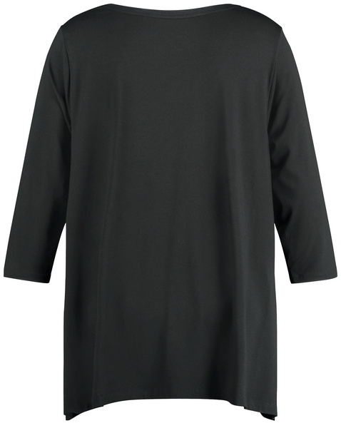 Ausgestelltes 3/4 Arm Shirt mit Frontprint