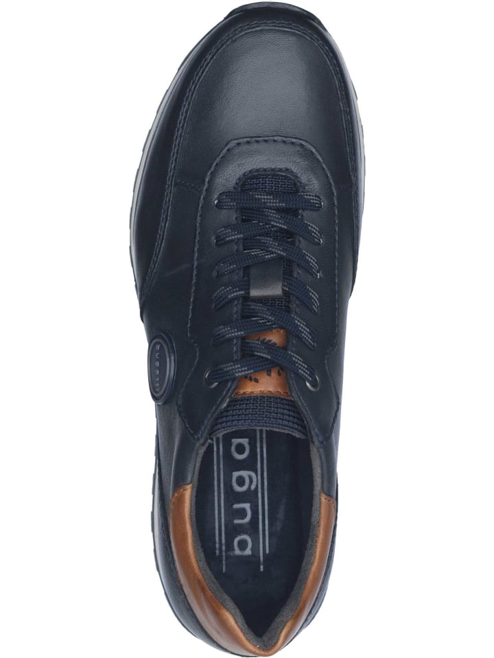 Bugatti Denim Schnürschuhe in blau günstig kaufen
