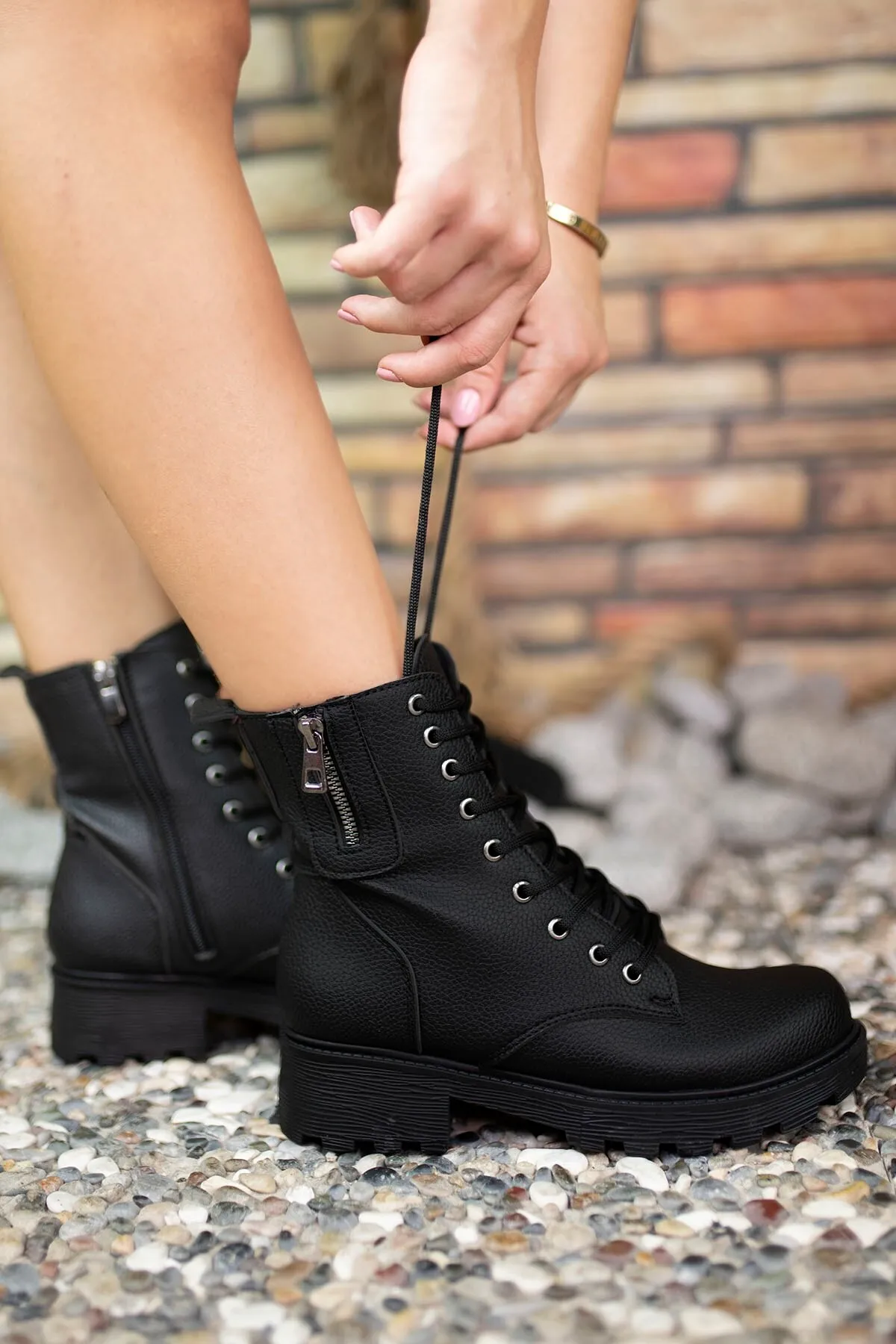Riccon  Schwarze Damenstiefel 001260
