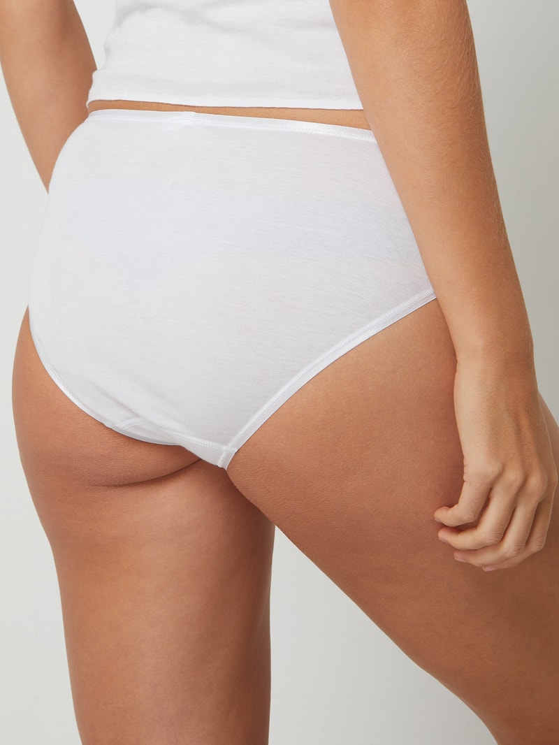 Slip aus Baumwolle - nahtlos Modell Cotton Seamless in weiß