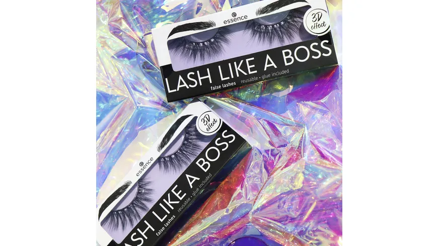 essence LASH LIKE A BOSS false lashes Limitless