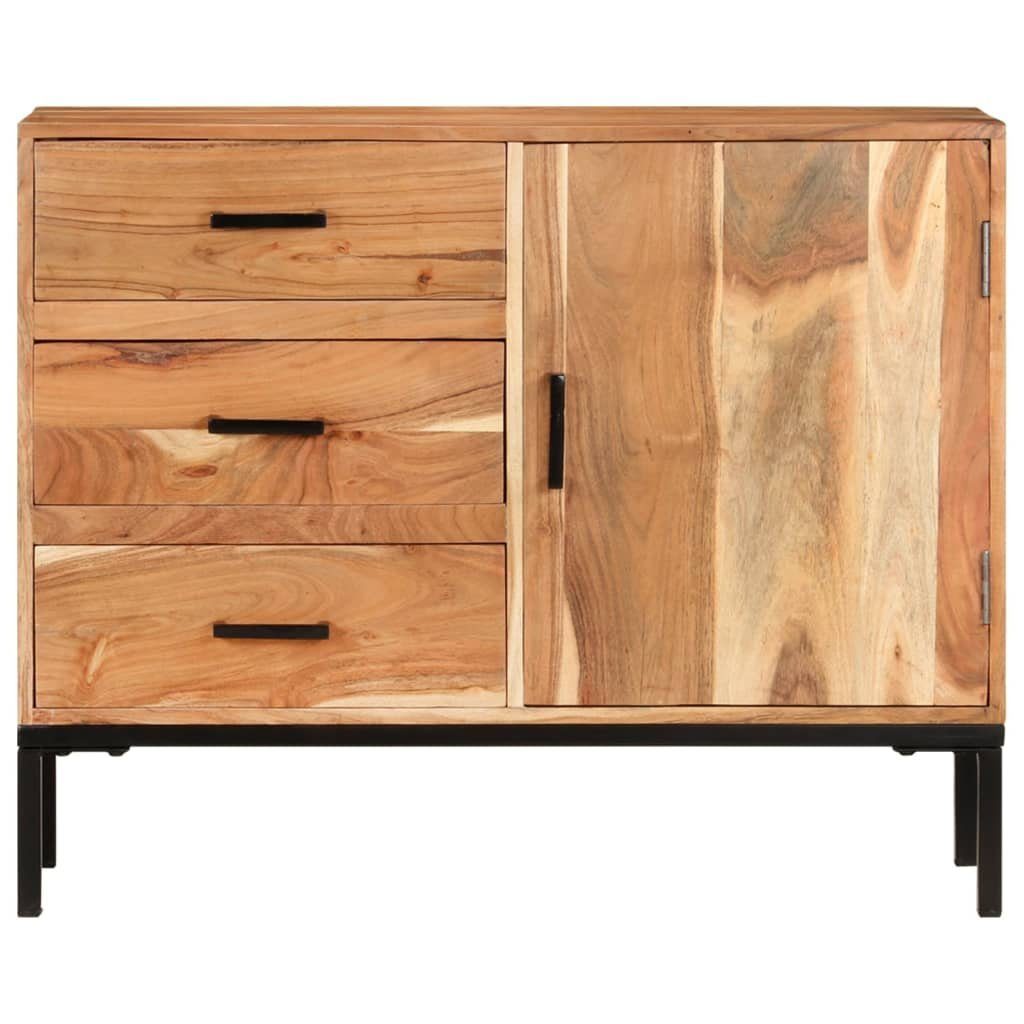 vidaXL Sideboard Sideboard 88x30x73 cm Akazie Massivholz (1 St)