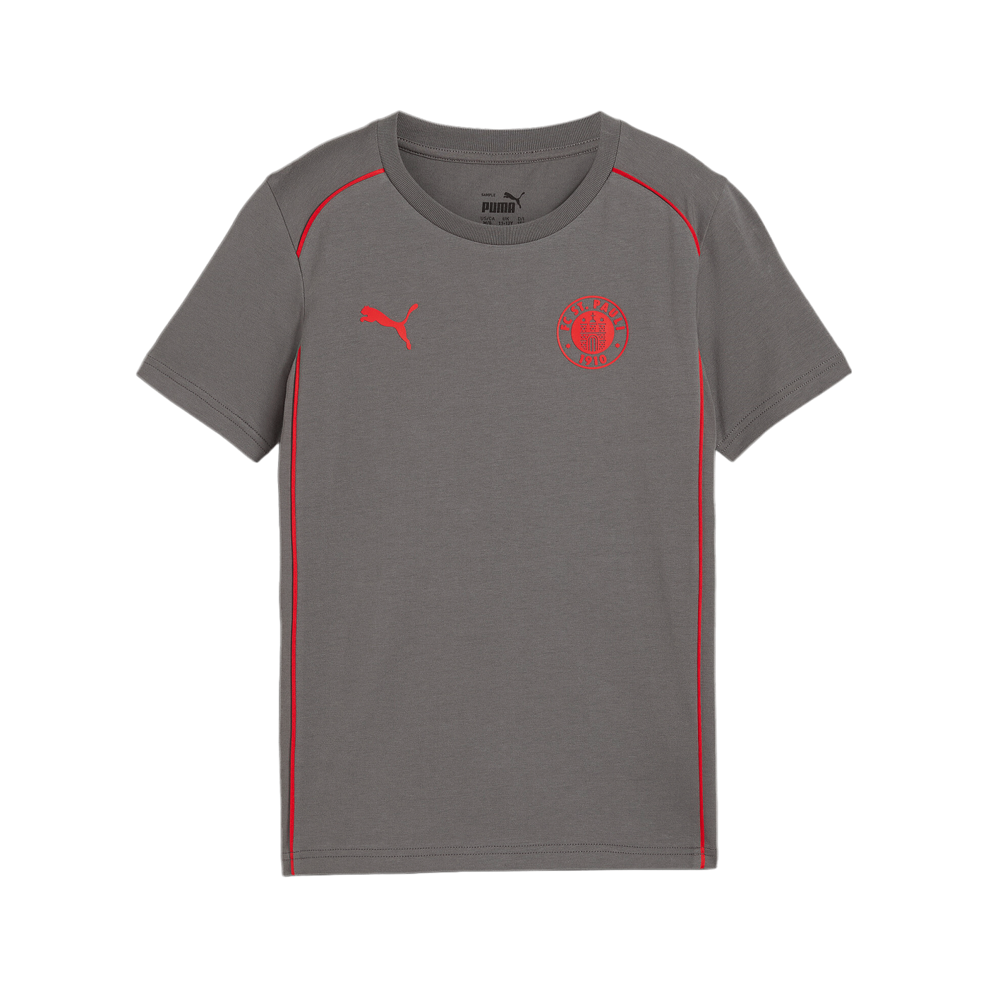 PUMA FC St. Pauli Casual T-Shirt Kids Grau F06