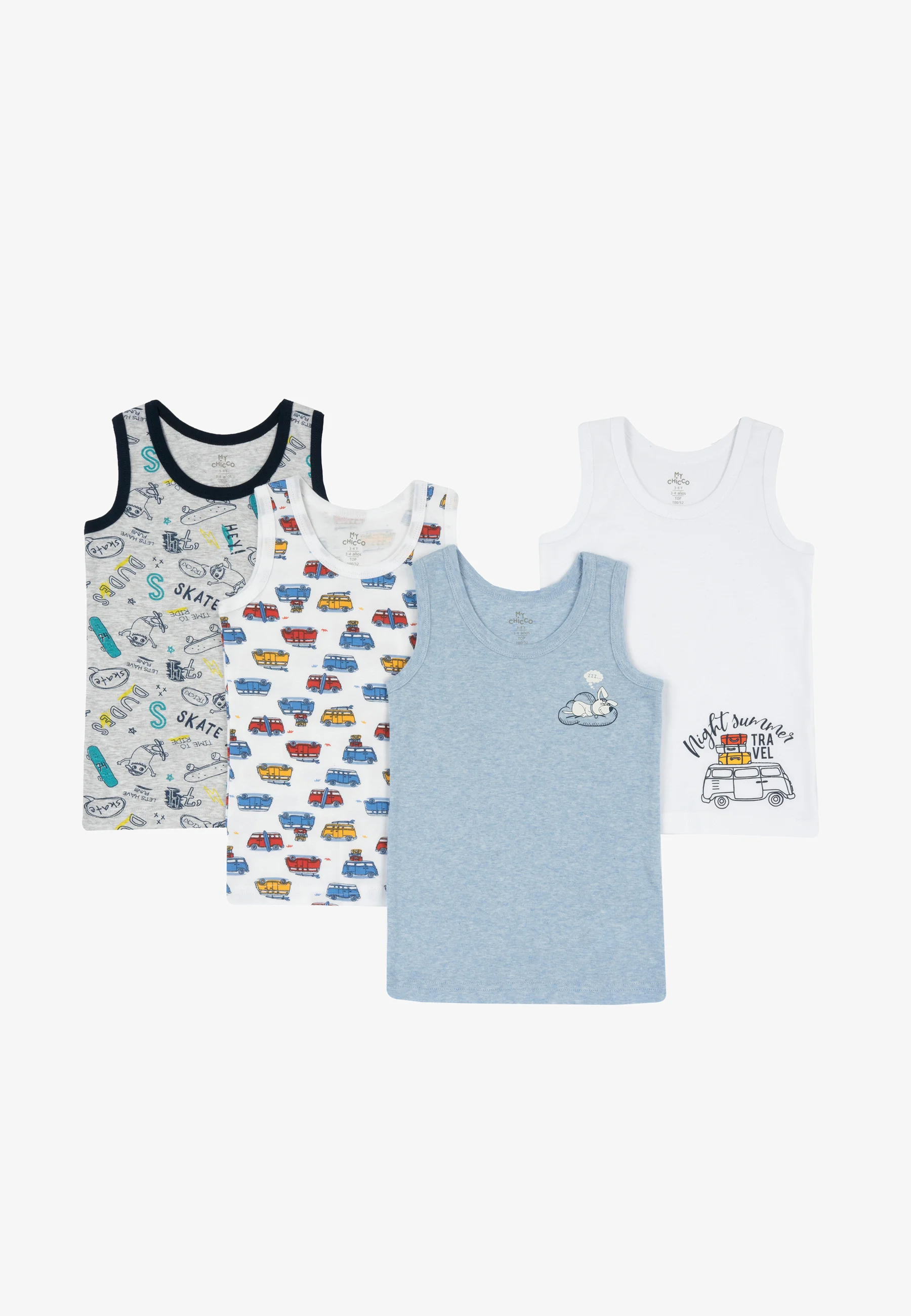 Chicco PACK 4 - Camiseta interior