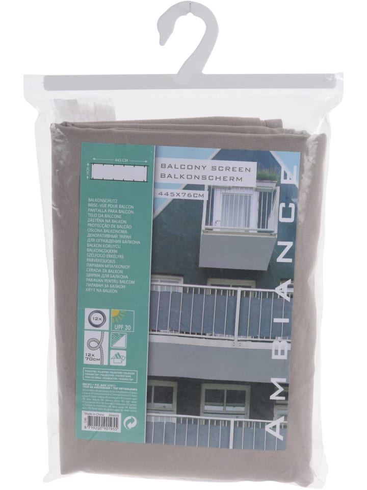 PROGARDEN Balkonsichtschutz in beige günstig kaufen onesize