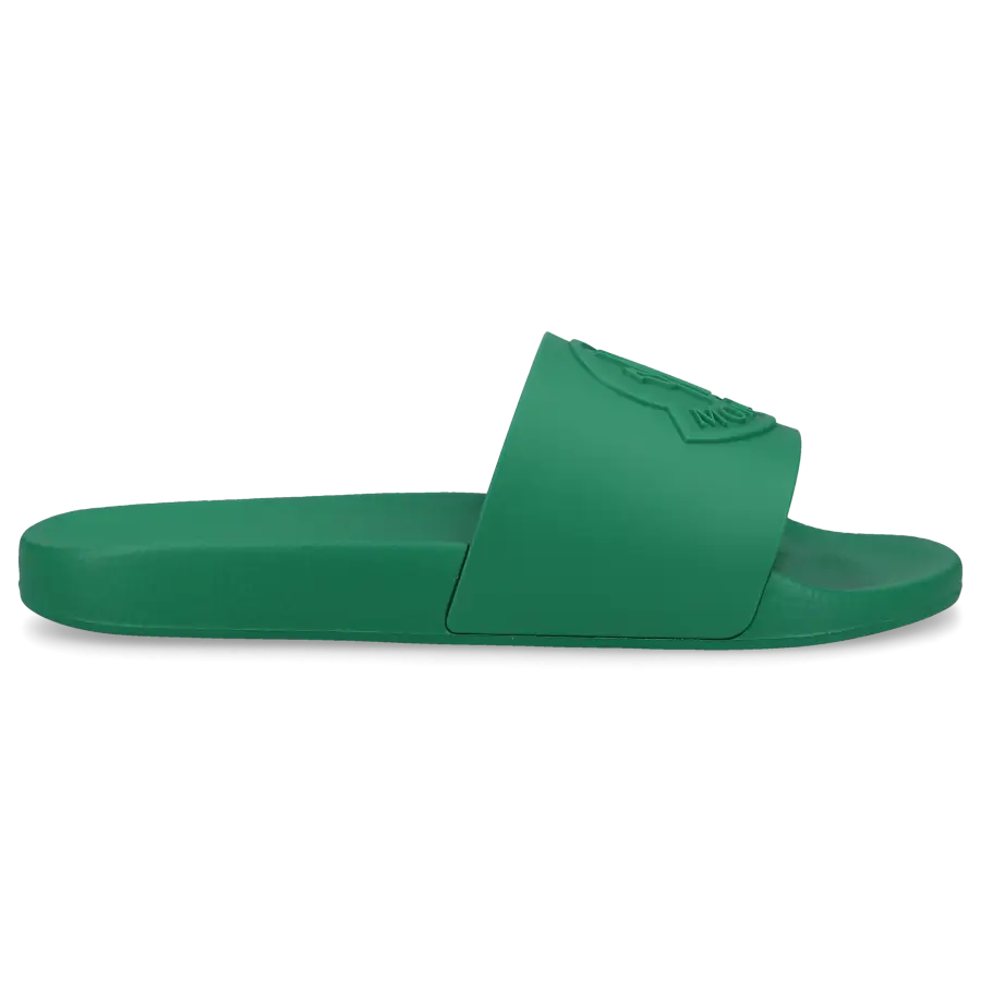 Moncler - Badeschuhe BASILE Kautschuk - grün