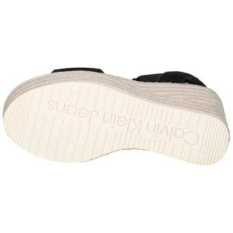 Calvin Klein Wedge Sandal in schwarz
