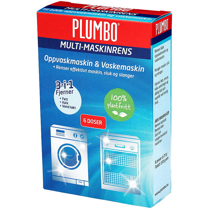 Plumbo Plumbo 6 stk Multi-Maskinrens