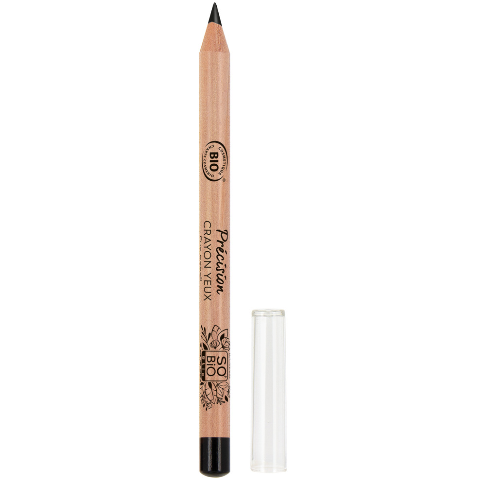 LÉA NATURE SO BiO étic Crayon yeux, Précision - 01 Noir Crayon yeux