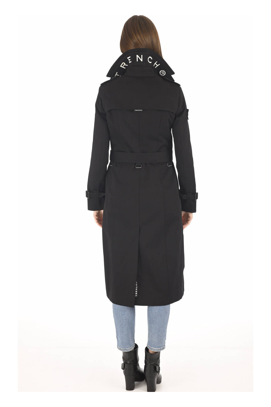 Trench London Impermeables Trenchs Femme couleur noir
