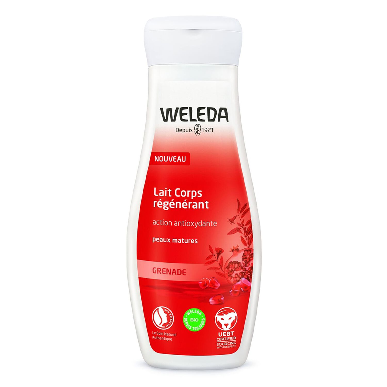 Weleda Grenade Lait Corps Régénérant - Peaux Matures - Raffermissante - 200 ml