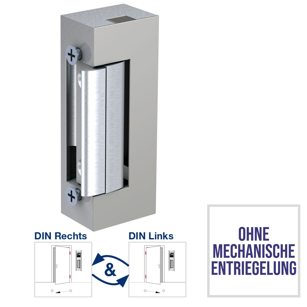 Basi Elektro-Türöffner - ET 90 ohne mechanischer Entriegelung - Einsatz für 6-12 Volt - R/L