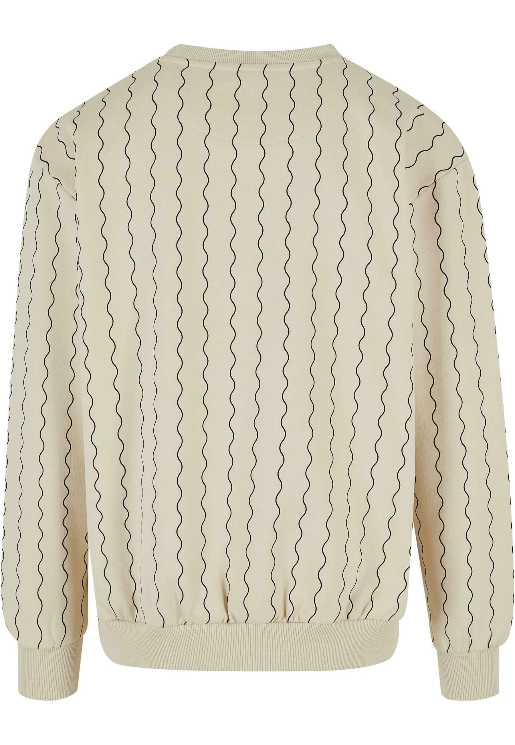 Sudadera Karl Kani con cuello redondo, rayas ziczac y firma pequeña