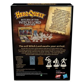 HeroQuest 2022 - Return of the Witch Lord Quest Pack (EN)