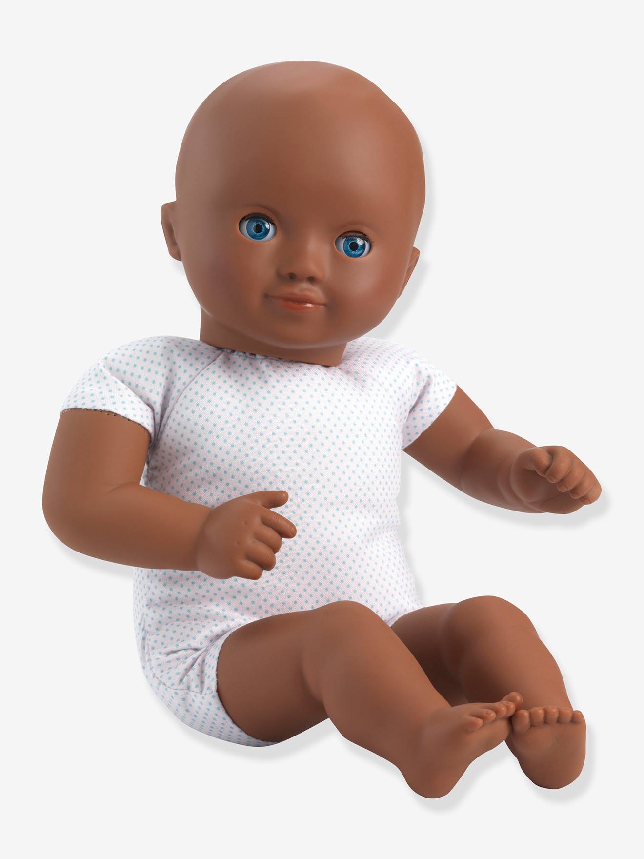Djeco Babypuppe POMEA DJECO, Schlafaugen - gelb