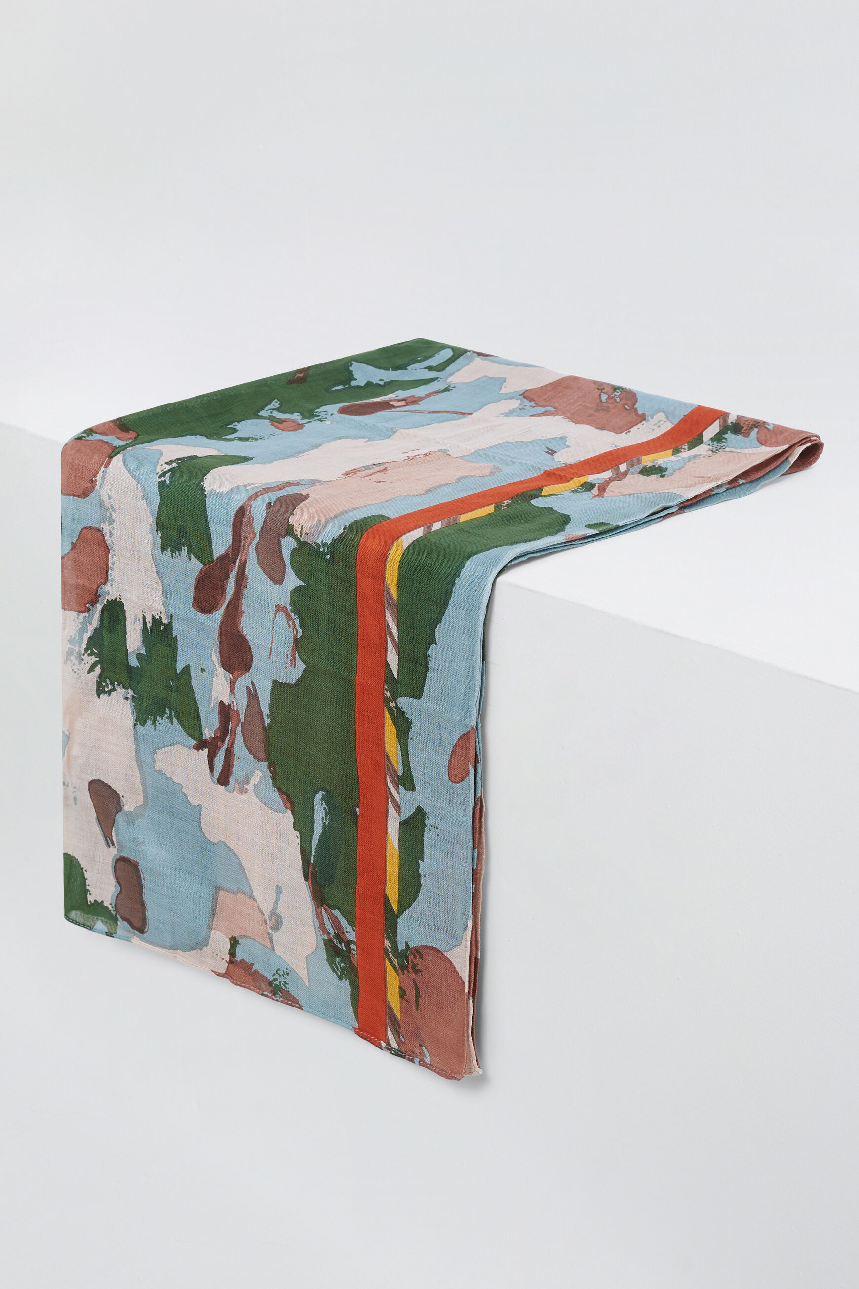 foulard pavel vert clair femme
