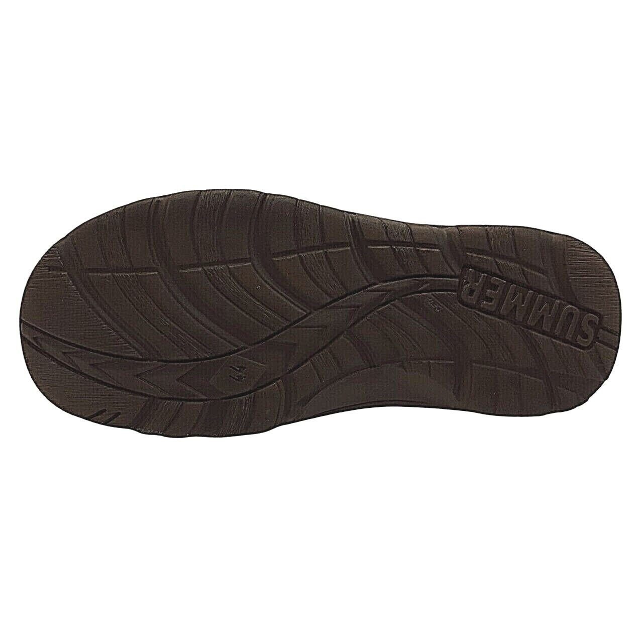 em-ka Herren Sommer Leder Sandalen Pantolette Teilweise Handarbeit Pantolette