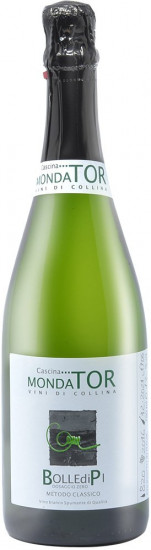 Bolledipi Spumante Metodo Classico brut nature Bio - Cascina Mondator