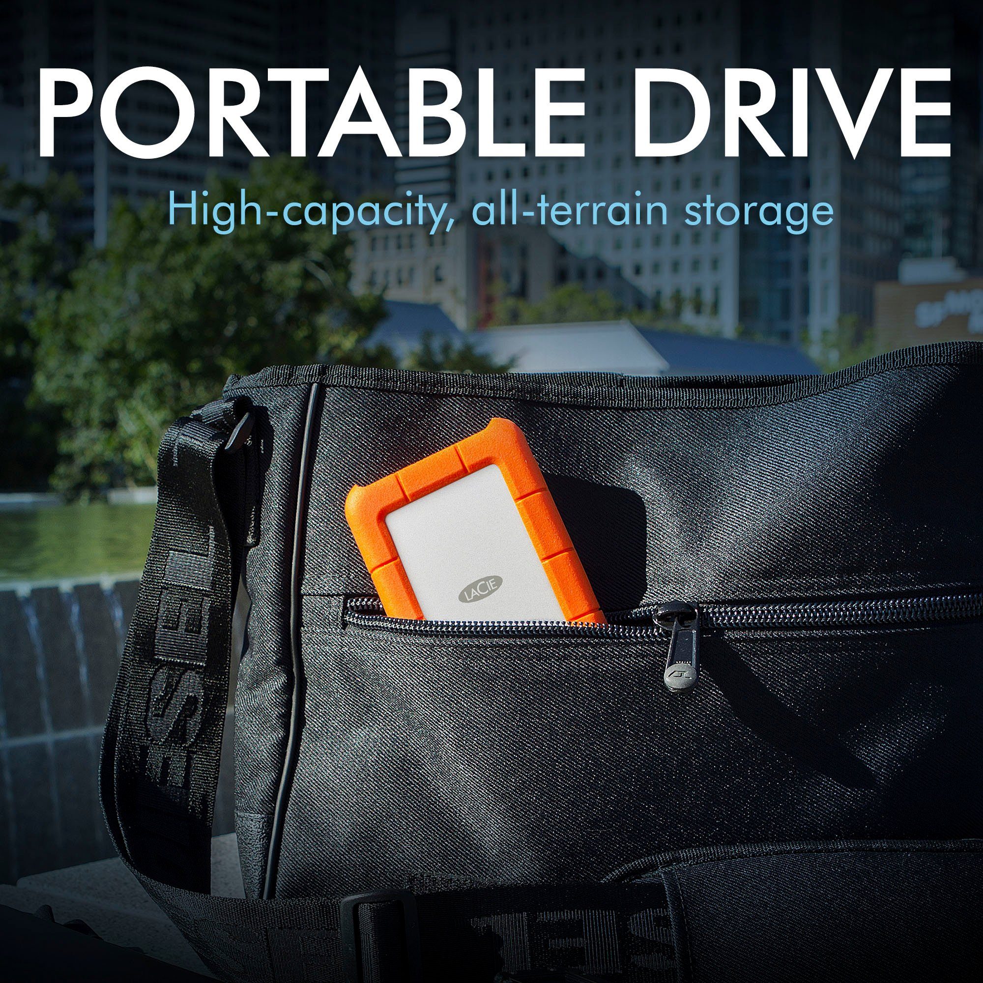 LaCie Rugged USB-C externe HDD-Festplatte (2 TB)