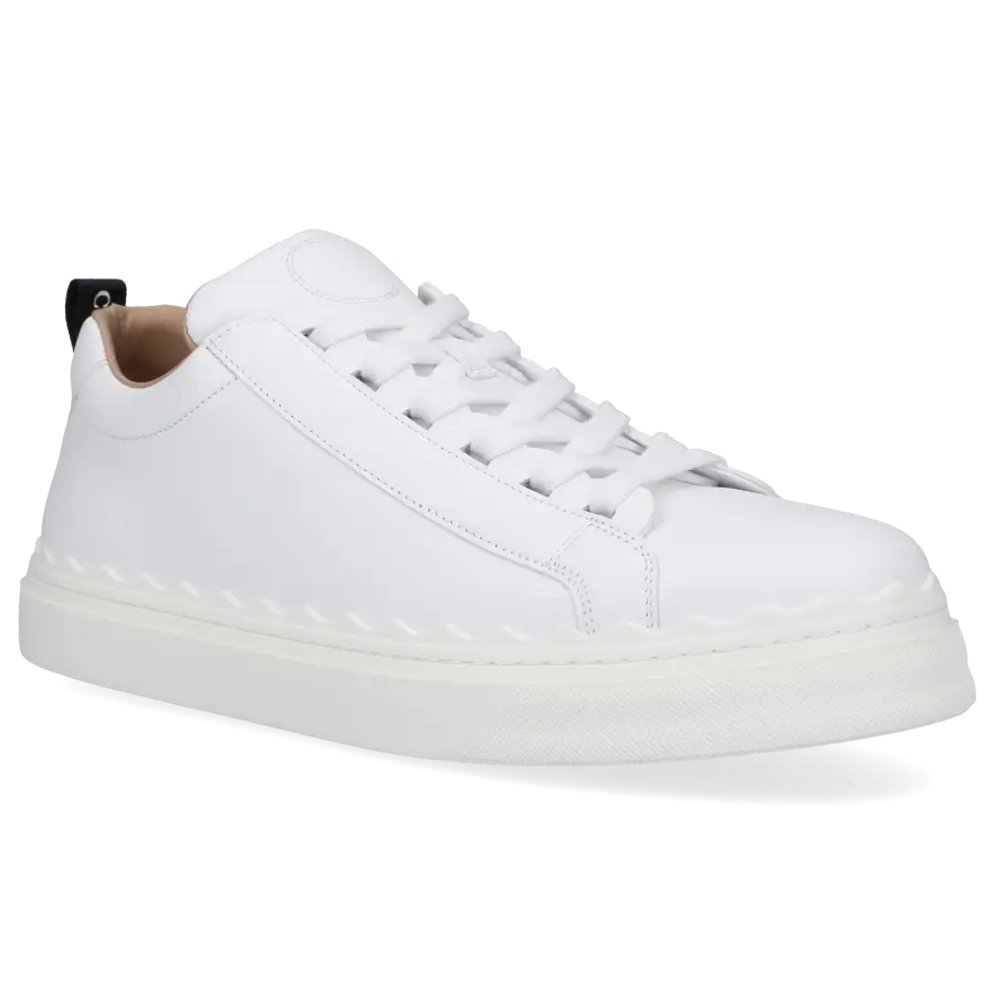 Chloé - Sneaker low LAUREN Nappaleder - weiß