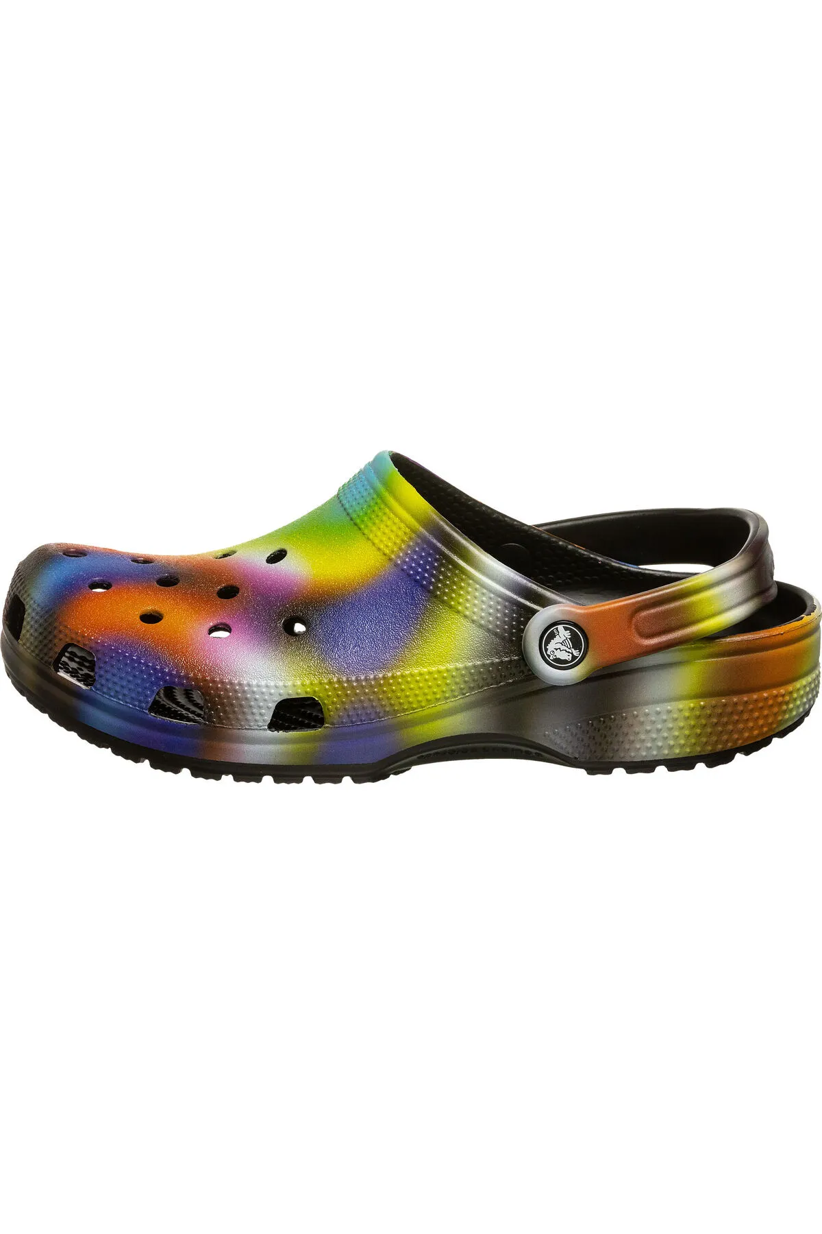 Crocs  Pantolette - Schwarz - Flacher Absatz
