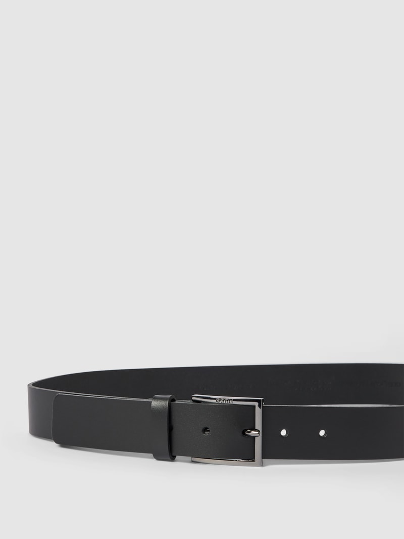 Gürtel mit Label-Detail Modell 'Geek' in schwarz