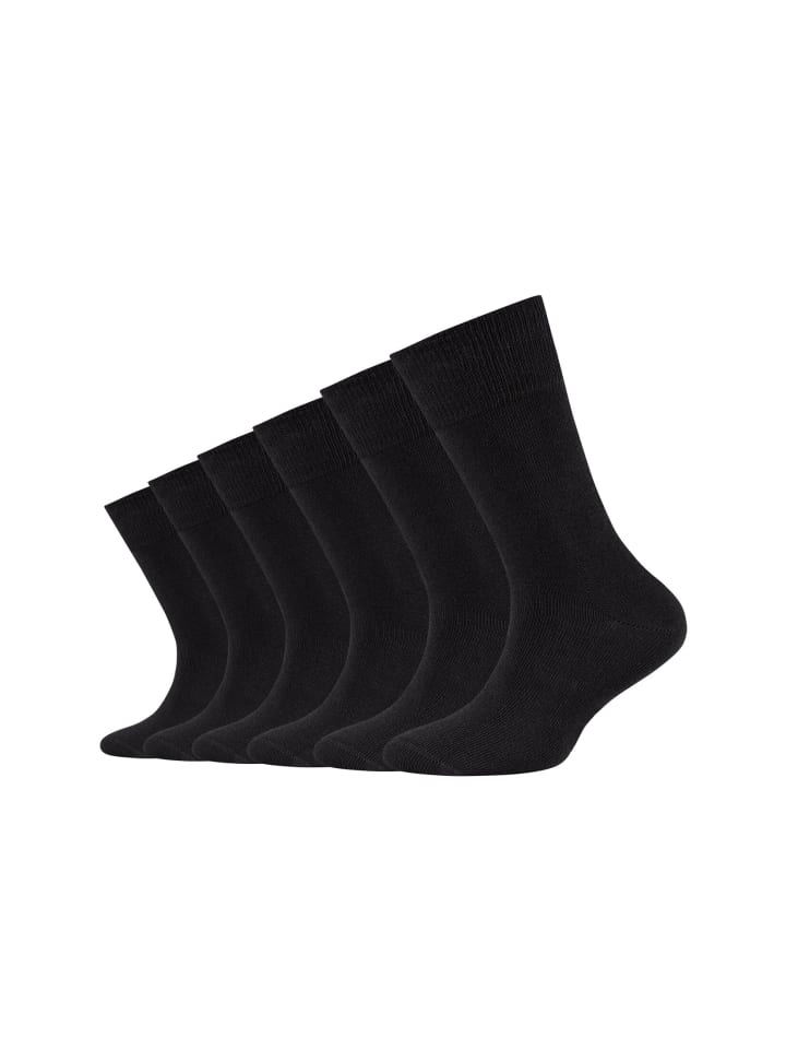 camano Socken 6er Pack ca-soft in Schwarz günstig kaufen