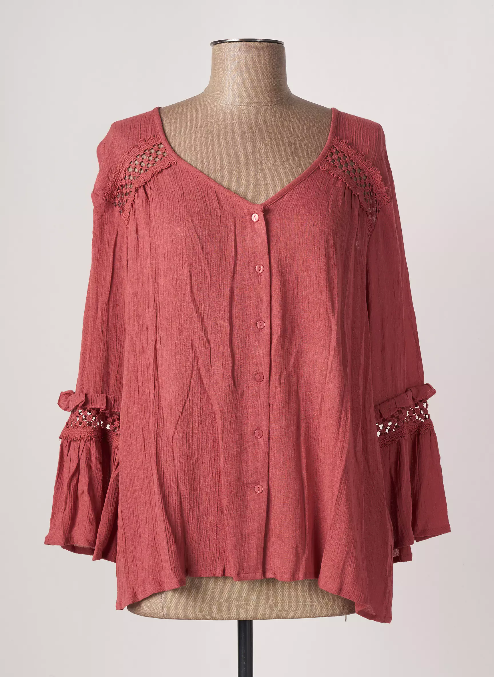 Blancheporte Chemisiers Femme couleur rose