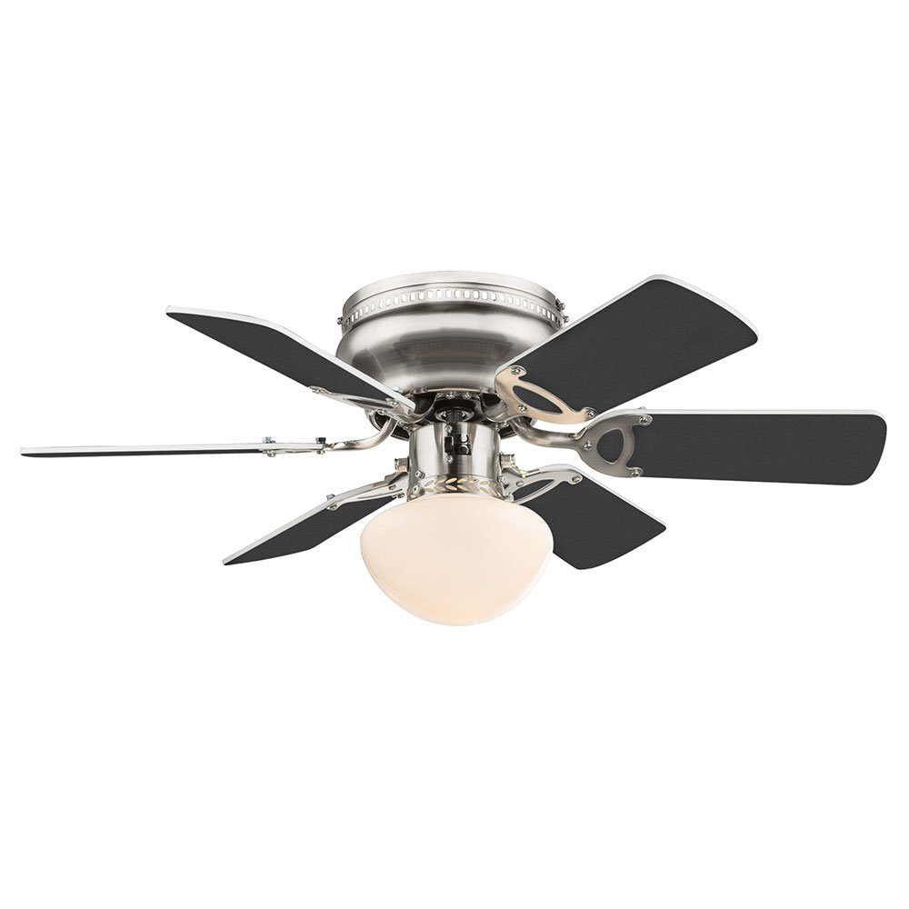 Globo Deckenventilator, Deckenventilator mit Licht Fernbedienung 3 Stufen Weiß