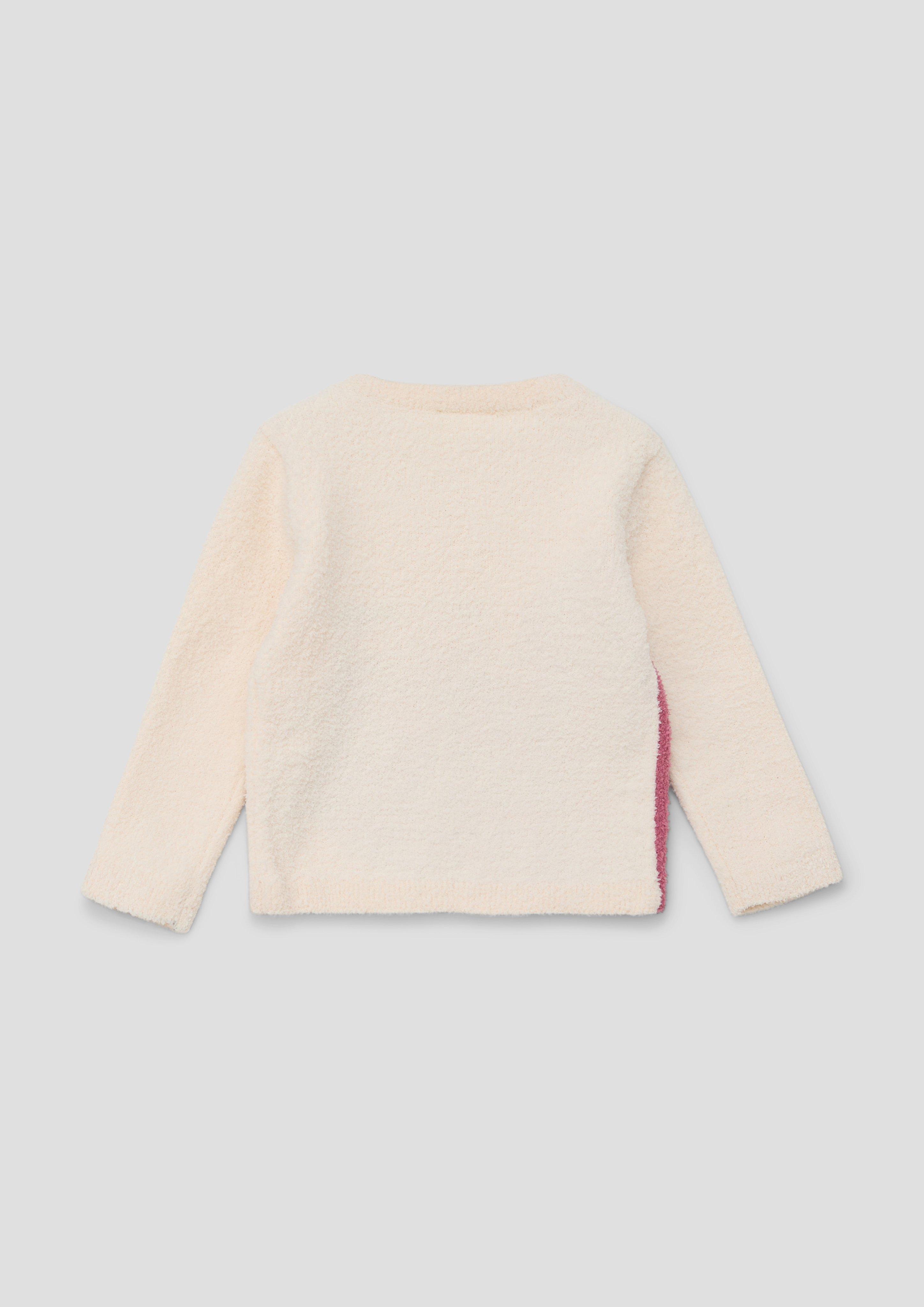 Strickpullover mit Artwork  2134406-0805